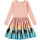 Langarm Kleid mit Pandas, rosa