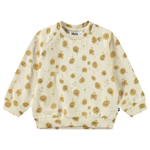 Sweatshirt Mood Dots, beige