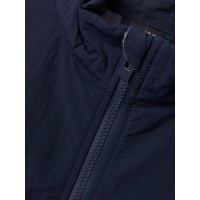 Kids Fleece-Jacke, Batik dunkelblau-weiss