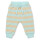 Sweat Pant, hellblau/beige gestreift