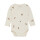 Wickelbody mit Himbeeren, beige