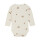 Wickelbody mit Himbeeren, beige