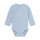 Wickelbody meliert, hellblau