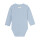 Wickelbody meliert, hellblau