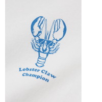 Weites T-Shirt Lobster, wei&szlig;