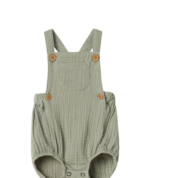 Sommer Musselin Einteiler, seagrass