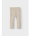 Baby Leggings mit lila Blumenmuster, beige