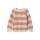 Strickpullover mit Streifen, rose/beige
