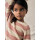 Strickpullover mit Streifen, rose/beige