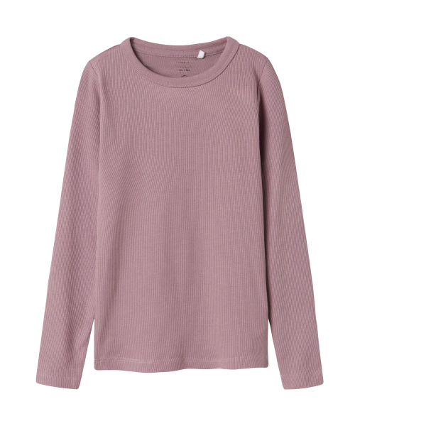 Bio-Longsleeve feinripp, Lila 146-152
