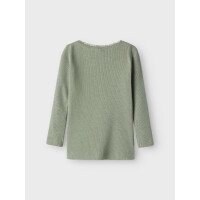 Bio Ripp Langarmshirt, Slate Grey, spitze 110