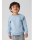 Mini Basic Pullover, hellblau 92