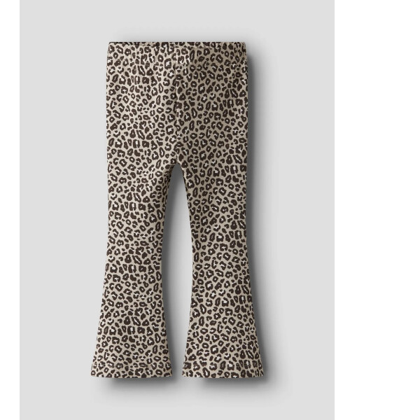 Mini Schlagleggings leo, beige
