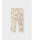 Baby Leggings mit Blumen und Pilzen, beige