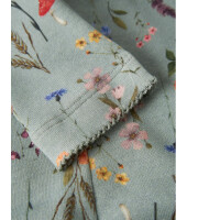 Baby Leggings mit Blumen und Pilzen, mint