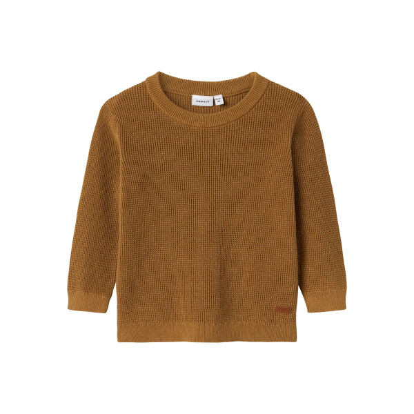 Basic Strickpullover, braun 116