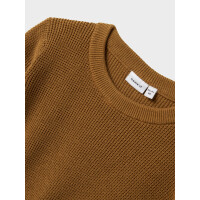 Basic Strickpullover, braun 116
