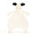 Bashful Black &amp; Cream Puppy Comforter