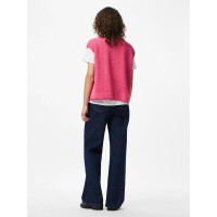 Pieces Teddy Weste pink