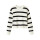 Kids Strick-Pullover mit Streifen,schwarz/wei&szlig;