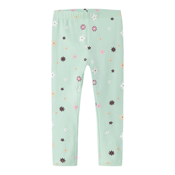 Mini Leggins Blumen, mint
