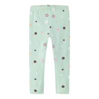 Mini Leggins Blumen, mint