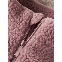Teddy Weste, rosa-beige
