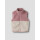 Teddy Weste, rosa-beige