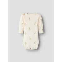 Lil&acute;Atelier Langarmbody Giraffe, beige