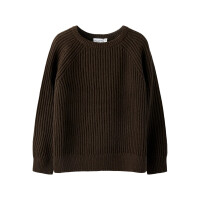 Kids Strick-Pullover. braun