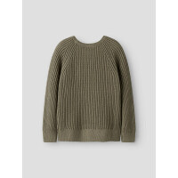 Kids Strick-Pullover. khaki