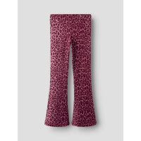 Bootcut Pants leomuster, pink 122