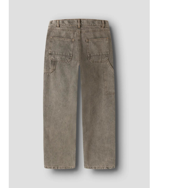 Straight Cargo, medium brown denim