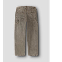 Straight Cargo, medium brown denim