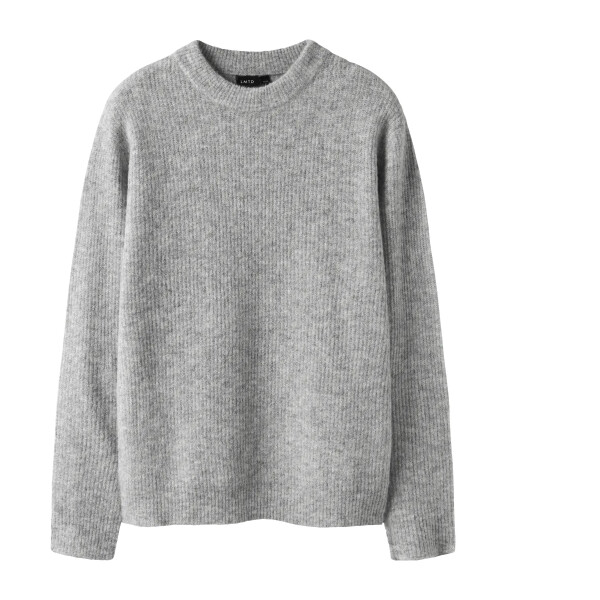 Strick Pullover Light grey