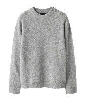 Strick Pullover Light grey