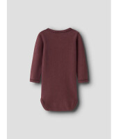 Baby kuschel Body, pflaume