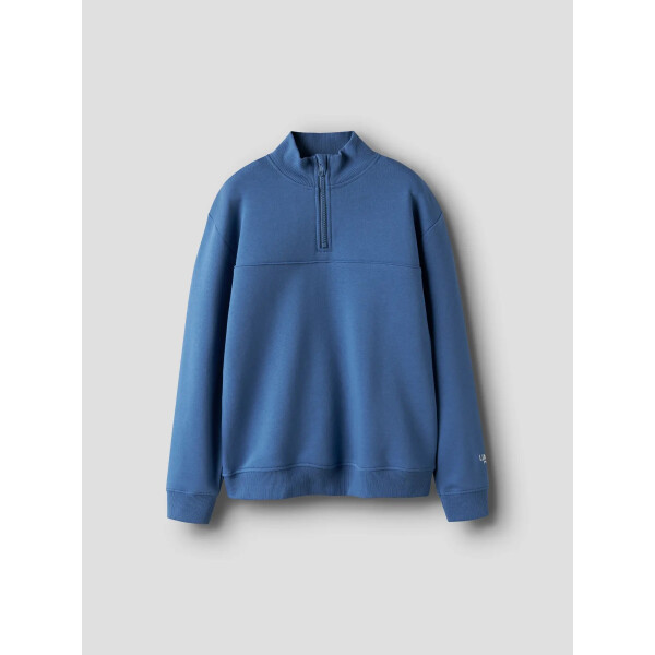 Half Zip Sweat Pulli blau
