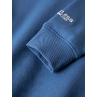 Half Zip Sweat Pulli blau