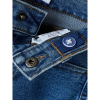 Mini Wide Jeans blau