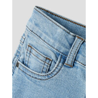 Mini Wide Jeans hellblau