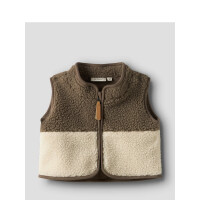 Baby Teddy Jacke beige braun