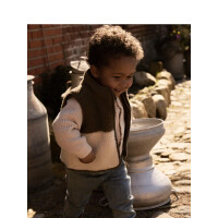 Baby Teddy Jacke beige braun