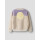 Mini Teddy Jacke mit Smile, beige-lila