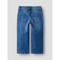 Mini Straight Jeans blau