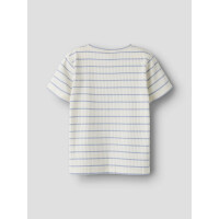 Mini Rib-Shirt gestreift, wei&szlig;/blau