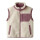 Kids Teddy Weste, beige-rosa