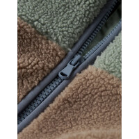 Baby Teddyjacke gr&uuml;n,blau,beige