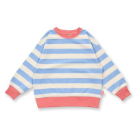 Streifen Sweater hellblau/wei&szlig;