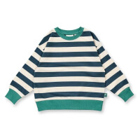 Streifen Sweater dunkelblau/wei&szlig;